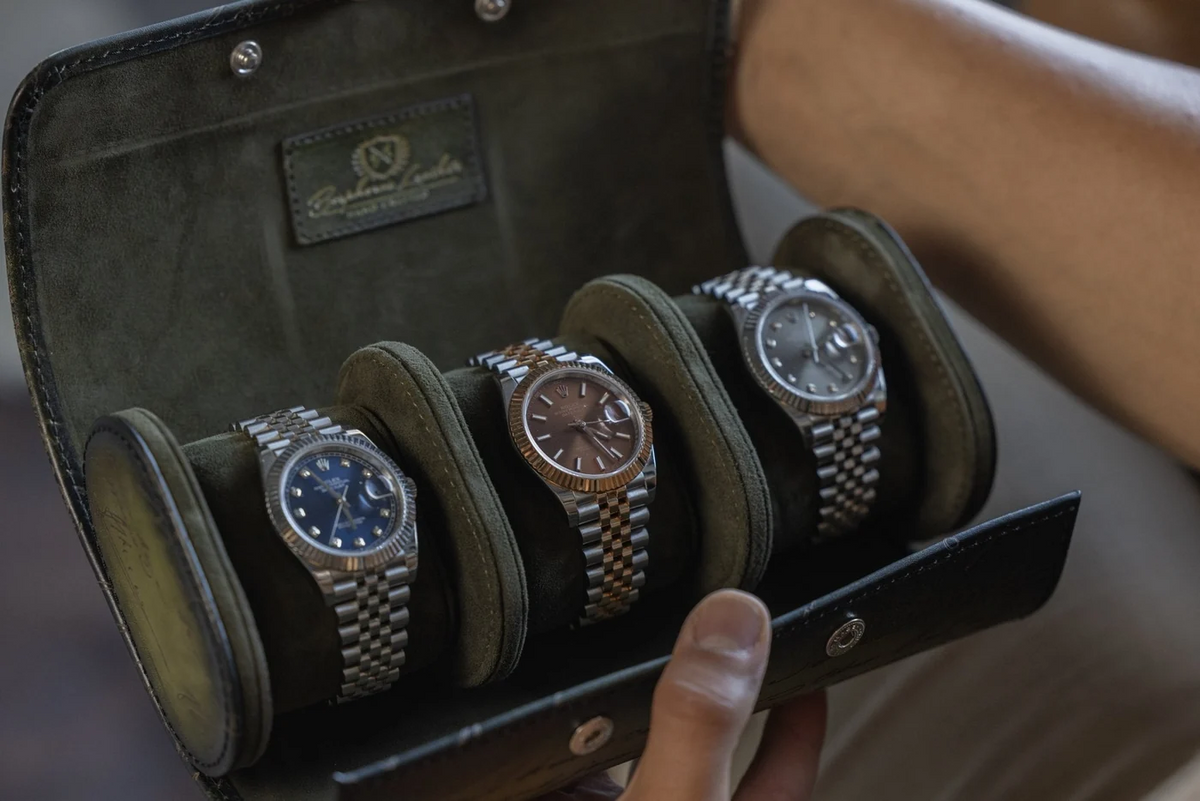 Étuis à montres 3 emplacements