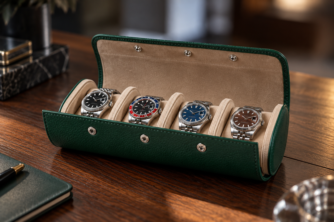 Étui à montres 4 emplacements