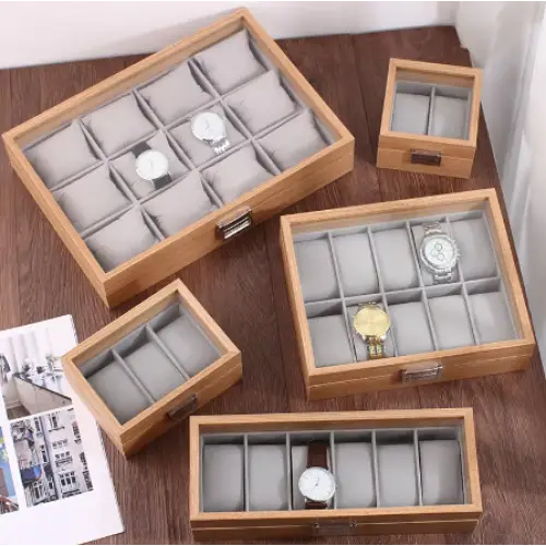 many wooden box of watch