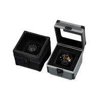white and black watch case