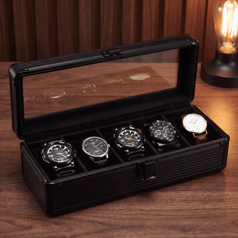 Boîte à Montre - Chrono Prestige™ Série 5 - Noir