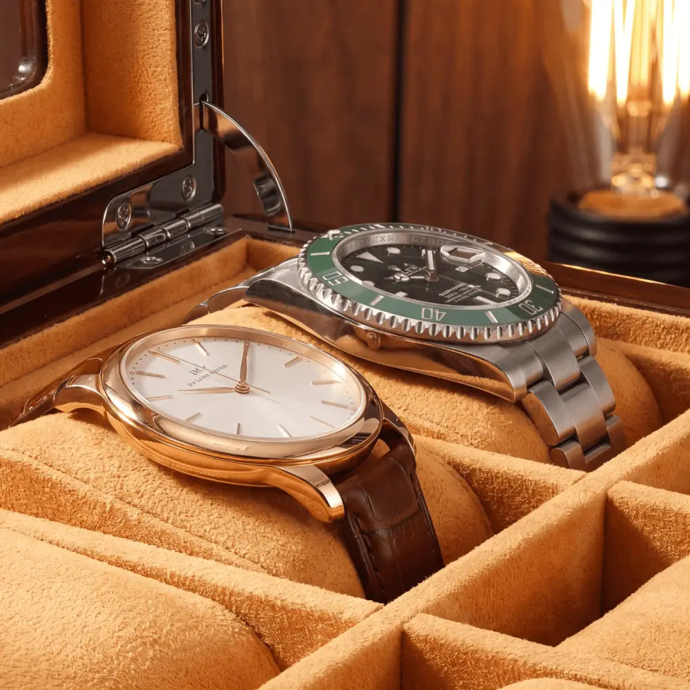 Boîte à Montre - Maître du Temps Brun™ Série 18