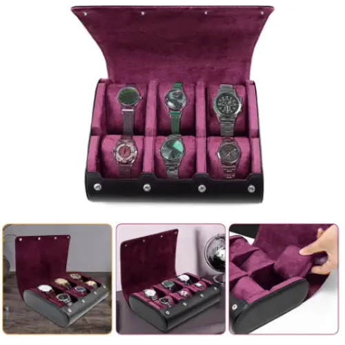 many 6 watch winder case