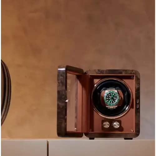 light pink box of watch 