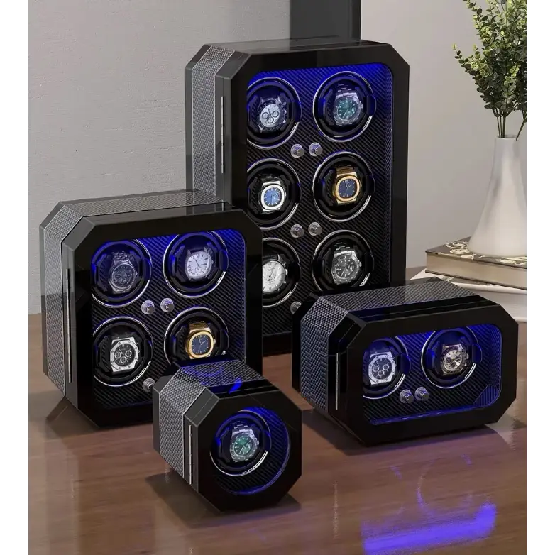 many watch boxes 